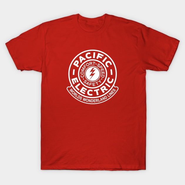 Pacific Electric Railway_WHT T-Shirt by BUNNY ROBBER GRPC